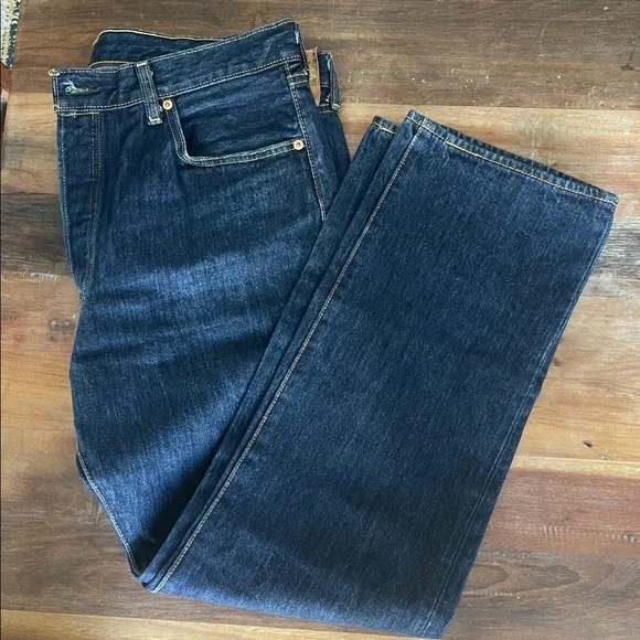 Levi's 501’s Men's Deep Indigo Jeans 36x30 - Picture 4 of 7